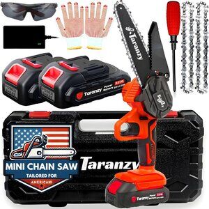 6 Inch, 2024 Rechargeable Mini Chain Saw, Super Mini Chainsaw Cordless Chainsaw